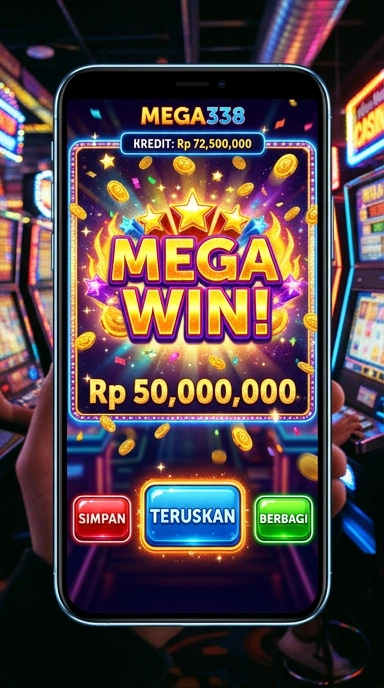 Gambar antarmuka pengguna mega338 yang intuitif.