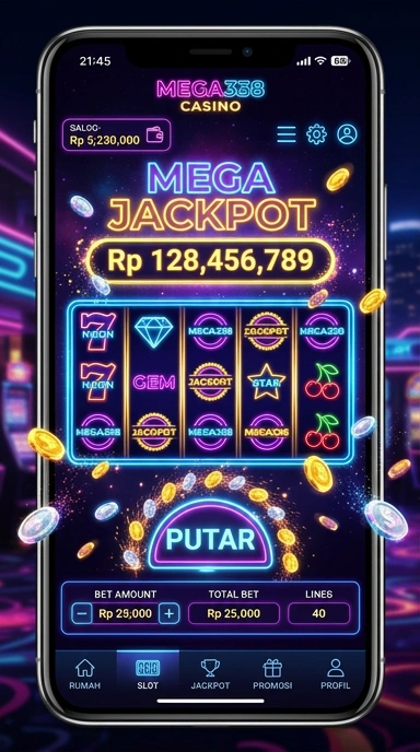 Tampilan aplikasi mega338 yang menunjukkan berbagai kategori aplikasi.